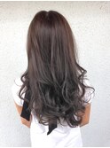 重く見えないクラシカル暗美髪@ウェービーロング