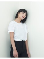 アトリエイトワ(atelier ittowa)&nbsp;イメチェン/外ハネボブ/美髪/ワイドバング/ホワイトブロンド/82