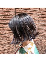 ウル(Ulu)&nbsp;インナーカラー×ブルー