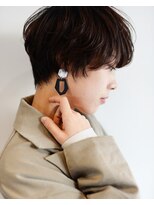 スペックホルダー(Spec Holder)&nbsp;大人可愛い20代30代40代黒髪前下がりショートボブ丸みショート4