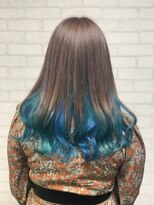 ベル 難波(Belle)&nbsp;福嶋　裕人　※ブルーカラー＿2色のインナーカラー