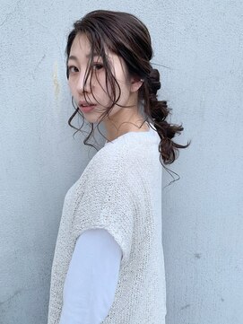 ヘックヘアー(hec hair) ポニーテールアレンジ