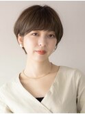 耳かけマニッシュショート/大人ショート/30代/40代