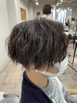 アジールヘア 所沢プロペ通り店(agir hair) スパイラルパーマ＆ダークパープルカラー♪