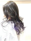 パープルインナーカラー
