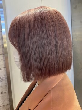 ヘアサロン ドット トウキョウ カラー 町田店(hair salon dot. tokyo color) [@mnmi__0123] ピンクベージュ[町田駅]大人かわいいヘア