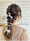 編み下ろしスタイル/お呼ばれヘアアレンジstyle◎30代40代