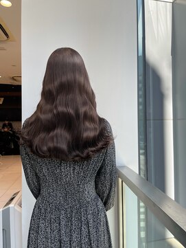 キュア 表参道(CURE) 黒髪/グレージュカラー/ココアベージュ/ヘルシーロング[表参道]