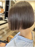 【札幌平岡 切りっぱなしボブ 藤原有貴】