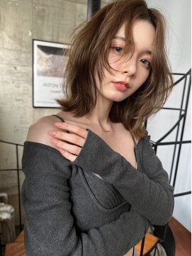 サイン 渋谷(SIGN) 韓国ヘアイメチェンハッシュカット似合わせカットレッドブラウン