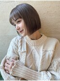 ◎ボブ/ロブ/切りっぱなし/前髪/顔周りカット/銀座一丁目