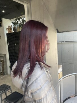 アルカナ 原宿表参道(ARCANA) 切りっぱなしボブ エアリーロング 美髪 ピンクブラウン