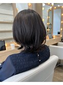 【パーマヘア】ショートレイヤーボブ