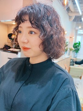 シビバイレボ(CIBI by revo) 地毛風カラー/ナチュラルレイヤーカット/ショートボブ[船橋]