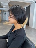ハンサムショートボブ  ショートからボブ伸ばしていく途中に◎