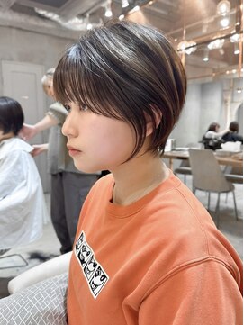 ロンド ブランシュ 錦糸町北口(Lond blanche) 前髪アンブレラカラーこなれミディイメチェンウェーブパーマ