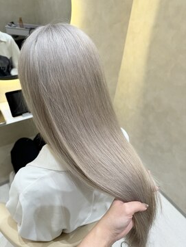 ジーナ 南草津(Zina) 髪質改善＊ホワイトベージュ＊