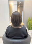 外ハネグレージュ