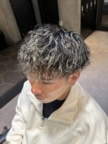 ラグシス ザ バックルーム(LUXIS THE BACK ROOM)&nbsp;マッシュ×波巻きスパイラルパーマ【立川/メンズ】