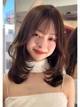 ロンドヴァリー 渋谷店(Lond vallee) メルティカラー似合わせカットウェーブミディアムレイヤーカット