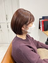 ネイロ 錦糸町(NeiRo)&nbsp;魅力倍増カールセミディシアーカラーダークアッシュショートヘア