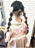 袴×ヘアアレンジ