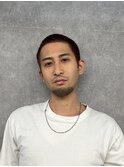 ホワイトメッシュ/ツイスト/ツイスパ/パーマ/メンズ/眉毛