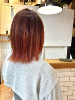 ヤーン(YARN) ブリーチのオレンジヘア！