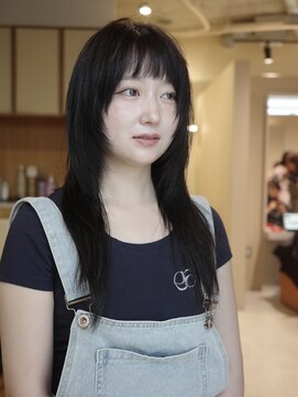 ネロ ヘアサロン ネイビー 渋谷(NERO HAIRSALON NAVY) 【加藤木麻彩】シャギーレイヤー×潤艶ストレート