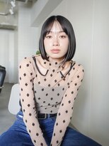 ラヴィズム(LUVISM) ◎韓国ヘアー顔周りレイヤーボブミディアムおくれ毛前髪万代新潟