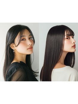 圧倒的にダメージoffした酸性ストレート*クセも伸びるのにナチュラルな仕上がりで好評*[岐阜/大垣/学割U24]