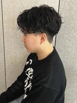 ニアウ 太田店(Niau)&nbsp;メンズセンターパートスパイラルパーマシャドウパーマ質感パーマ