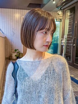 サロン シー(salon sea) salon sea奥村　あごラインボブ４
