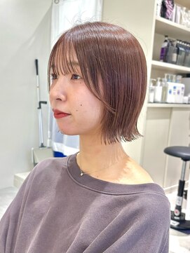 メゾンイデアル(maison Ideal) ボブ/ミニボブ/切りっぱなしボブ/外ハネ/外ハネボブ/前下がり