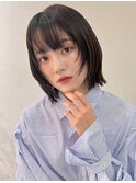 マロンベージュ/ボブ/前髪/レイヤー/小顔/髪質改善/縮毛矯正大宮