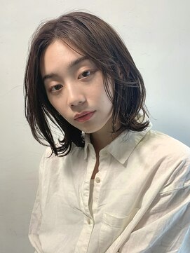 ステアケース 武蔵小杉店(stair:case) くびれボブ大人ガーリー外ハネボブダークブラウン３０代４０代