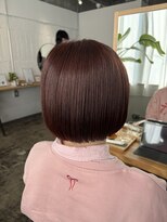 サイ(sai) 【江幡担当】ピンクブラウン×ミニボブ