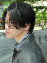 アコロン(acoron.)&nbsp;センターパート/大人/ニュアンスパーマ/20代/池袋メンズカット