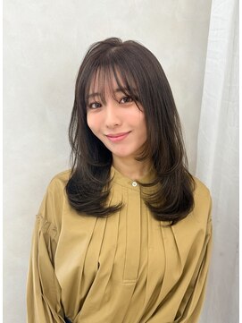 キイ ギンザ(k.e.y GINZA) レイヤー/顔周りレイヤー/レイヤーカット/バタフライカット