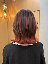 ヘアースペースブルーム プリュス 石橋店(HAIR SPACE BLOOM plus)&nbsp;石橋阪大前/ブリーチ無しデザインカラー/髪質改善/レイヤーボブ