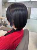 郡山｜骨格×顔タイプでつくるインナーカラーボブ