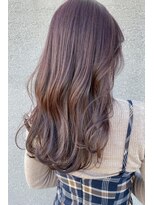 ヘアーズ ベリー 香椎店(hairs BERRY)&nbsp;BERRY/インナーグレージュ/前髪/美髪/波巻き/髪質改善