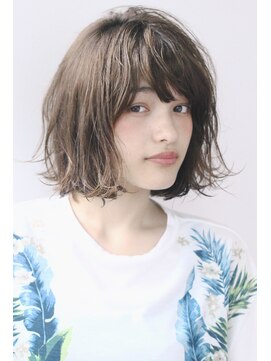 ヴィジョン(VISION) 【VISION】人気の毛先ラフカール×スモーキーベージュ