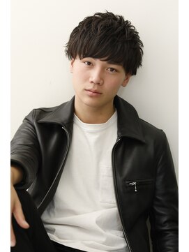 イグレックビス(igrek bis) IGREKBISツーブロック×無造作×ネープレス×マッシュショート