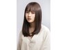【煌髪】カット+髪質改善シームレスストレート¥19800