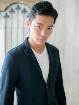 モッズヘア メン 南越谷南口店(mod's hair men) 七三オールバック☆ワイルドツーブロックショートJ