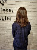 コテ巻き　ロング