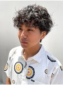 メンズ刈り上げ×マニッシュパーマ