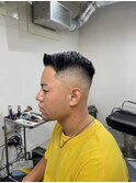 かきあげフェードグラデーションカット