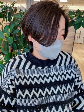 バランス ヘアーアンドアイラッシュ 野田店(balance.) ハンサムショート